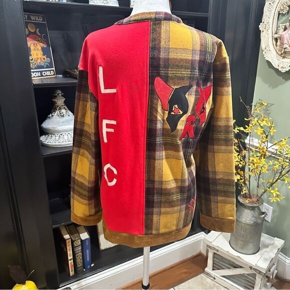 Lucid FC Plaid Wool Shirt Jacket Size Medium - Picture 11 of 14